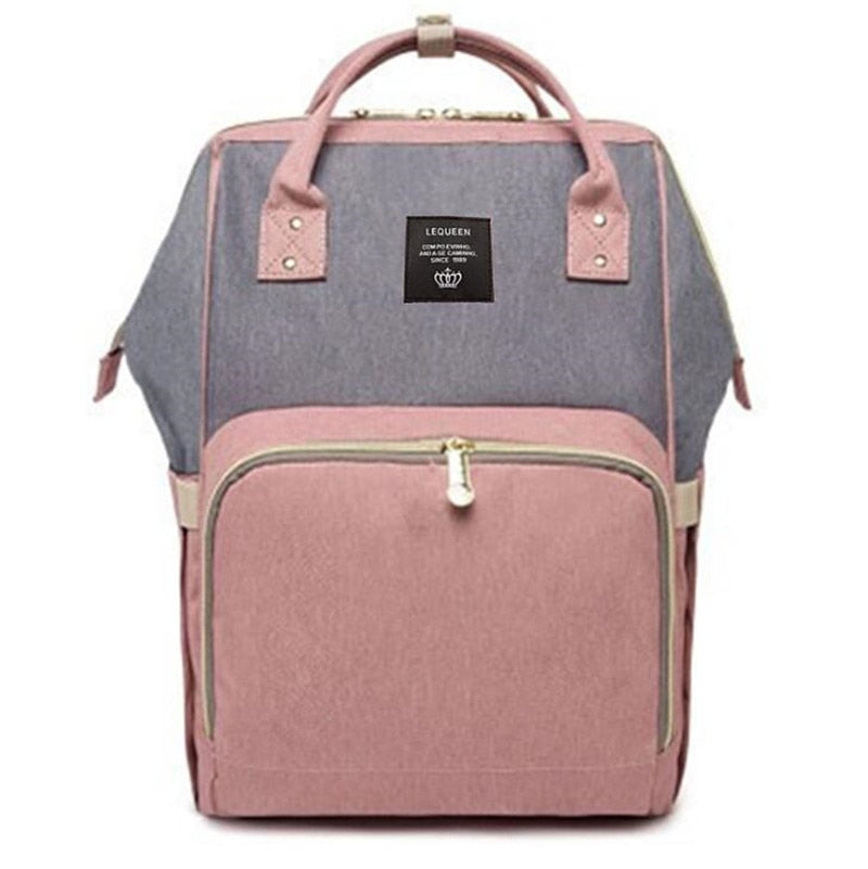 Lequeen Mummy Maternity Nappy Bag Brand Large Capacity Baby Bag Travel Backpack Designer Nursing Bag for Baby Care Drop Shipping