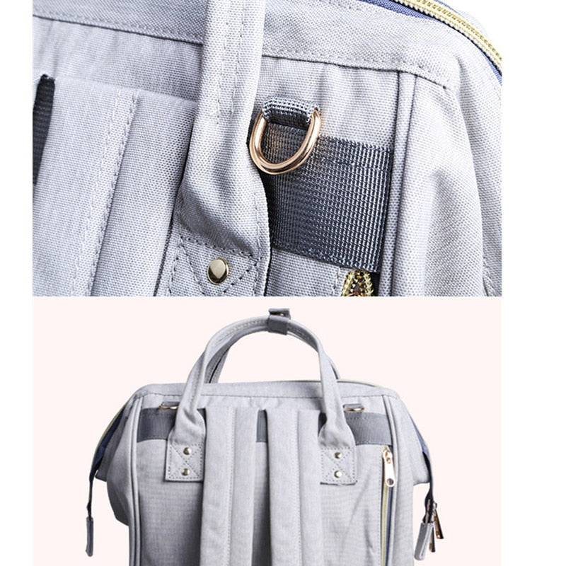 Lequeen Mummy Maternity Nappy Bag Brand Large Capacity Baby Bag Travel Backpack Designer Nursing Bag for Baby Care Drop Shipping