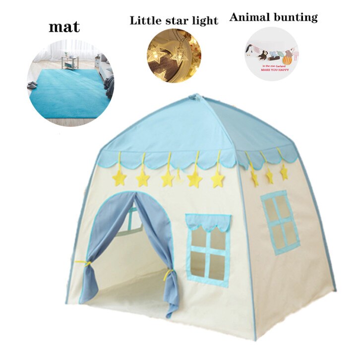 Children's Tent Indoor Outdoor Games Garden Tipi Princess Castle Folding Cubby Toys Tents  Enfant Room House Teepee Playhouse