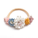 Baby Headband Cute Elastic Flower Rhinestone Hair Band Newborn Toddler Headband for Baby Infant Toddler Girls Hair Accessories