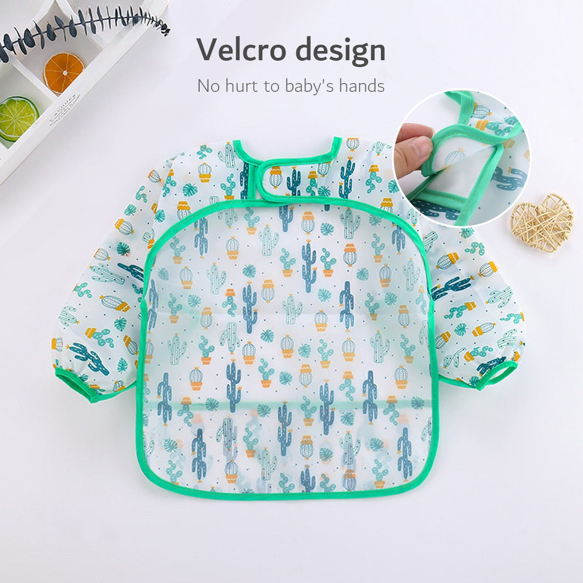 hibobi Cartoon Animal Pattern Waterproof Bibs Baby Accessories Baby Bibs Waterproof Animal Polyester Silicone Bib