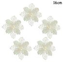 5Pcs Christmas Red Berry Articifial Flower Pine Cone Branch Christmas Tree Decorations Ornament Gift Packaging Home DIY Wreath