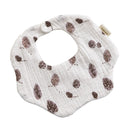 Petal Baby Bib 360 Degree Rotation 6 Layers Gauze Muslin Saliva Towel for Infant Toddler Kids Boys Girls Chewable Drool Burp