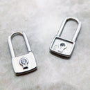 Hoop Earrings Lock Glamorous Fine Jewerly For Women Winter Trendy Gift In 925 Sterling Silver