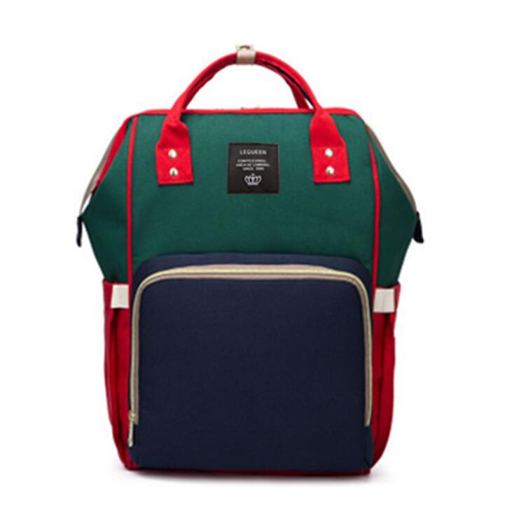 Lequeen Mummy Maternity Nappy Bag Brand Large Capacity Baby Bag Travel Backpack Designer Nursing Bag for Baby Care Drop Shipping