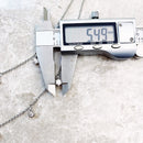 Double Row Necklace White Stones Layer Link Chain Fine Jewelry Europe 925 Stering Silver Brand New Romantic Gift For Women