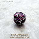 Beads Red Fire New Europe European DIY Jewelry 925 Sterling Silver Accessorie Gift For Women