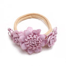 Baby Headband Cute Elastic Flower Rhinestone Hair Band Newborn Toddler Headband for Baby Infant Toddler Girls Hair Accessories