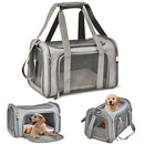 Dog Carrier Bag Soft Side Dog Backpack Cat Pet Carriers Dog Travel Bags Airline Approved Transport For Small Dogs Cats Outgoing - anconmall