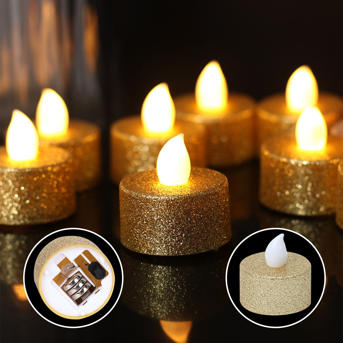 Christmas Led Candle Night Lights Merry Christmas Decorations For Home 2022 Xmas Ornaments Light Navidad Gift New Year 2023
