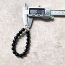 Faceted Onyx Black Beads Bracelets Summer Brand New Trendy Gift for Women in 925 Sterling Silver Fine Jewelry