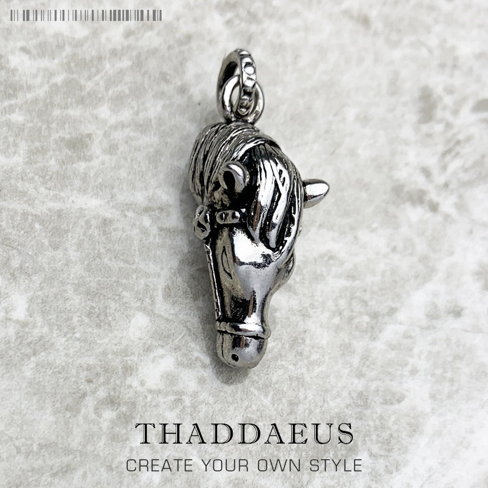 Pendants War Horse Hero,2019 Rebel Street 925 Sterling Silver Jewelry Europe Bijoux Vintage Accessories Gift For  Woman Men