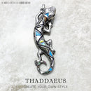 Pendant Lizzard,Spring Fine Jewelry Bijoux 925 Sterling Silver Turquoise Americans Gift For Woman Men