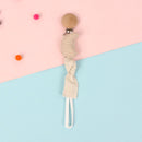 hibobi Baby Stars Shape Hanging Chain Cotton Pacifier Chain Clip Soother Nipple Holder Clasps Baby Feeding Accessories