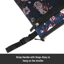 Baby Diaper Bag Cartoon Print Waterproof Wet Dry Nappy Zipper Handbag Stroller Carry Pack Travel Outdoor Wet Diaper Storage Bags