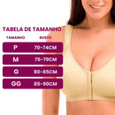 Sutiã com Fechos Frontais Sustentação