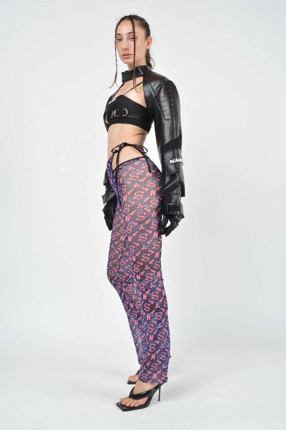 cum & play flare thong pants