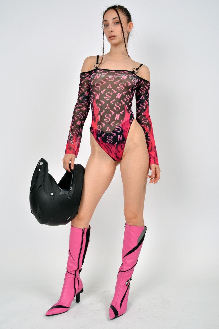 flame off shoulder body