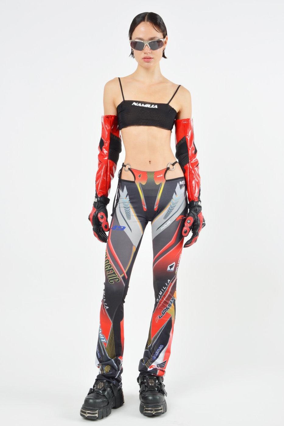 racing lycra thong pants