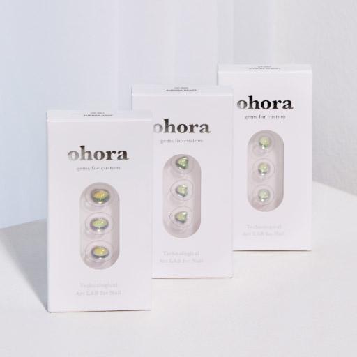 ohora custom gemstones (3 types/ 5ea)