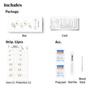 Round Square M 02 Point Gems - VANITY TABLE