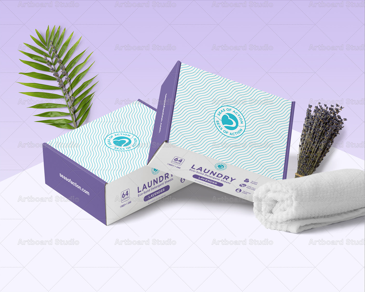 Eco-Friendly Solid Laundry Detergent (64 Sheets)